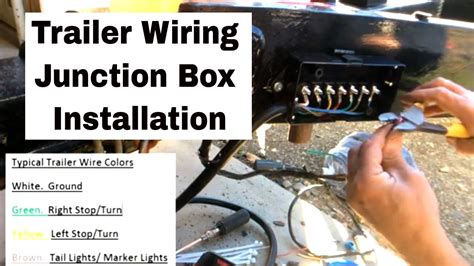 rv electrical junction box 1 gang|Amazon.com: Trailer Wiring Junction Box.